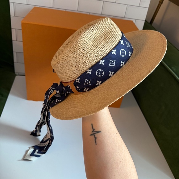 Louis Vuitton Fedora LV Summer Silk Hat - Size M - Picture 3 of 11